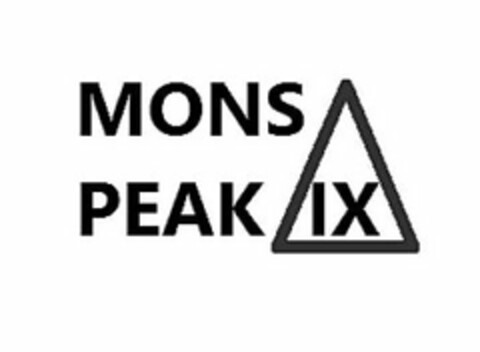 MONS PEAK IX Logo (USPTO, 23.03.2016)