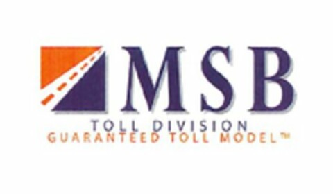 M S B TOLL DIVISION GUARANTEED TOLL MODEL Logo (USPTO, 15.04.2016)