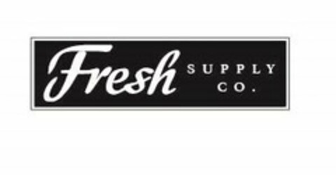 FRESH SUPPLY CO. Logo (USPTO, 01.08.2016)