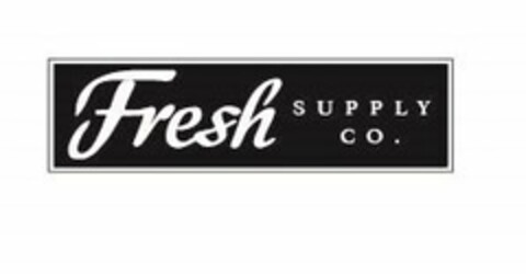 FRESH SUPPLY CO. Logo (USPTO, 08/01/2016)