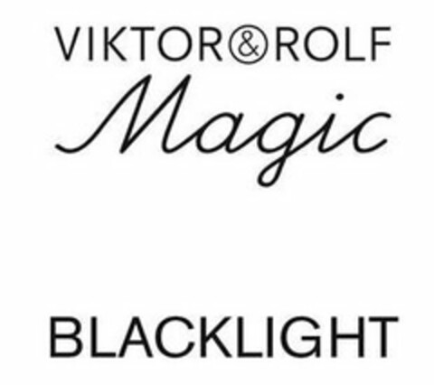 VIKTOR & ROLF MAGIC BLACKLIGHT Logo (USPTO, 03/24/2017)