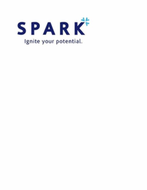 SPARK IGNITE YOUR POTENTIAL. Logo (USPTO, 07/20/2017)