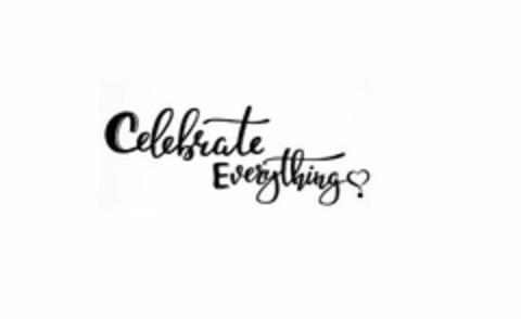 CELEBRATE EVERYTHING Logo (USPTO, 22.11.2017)