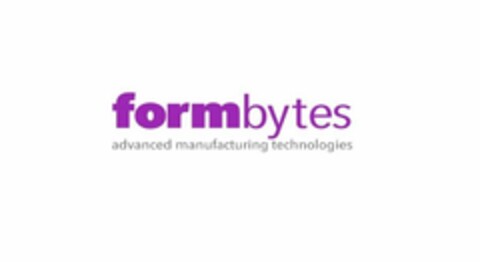 FORMBYTES ADVANCED MANUFACTURING TECHNOLOGIES Logo (USPTO, 05/16/2018)