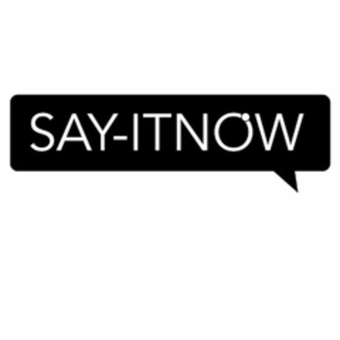 SAY-ITNOW Logo (USPTO, 06.12.2018)