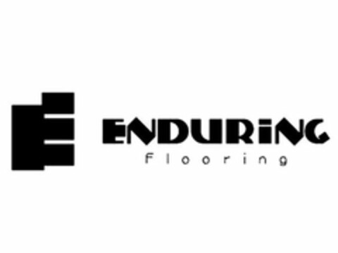 E ENDURING FLOORING Logo (USPTO, 06/03/2019)