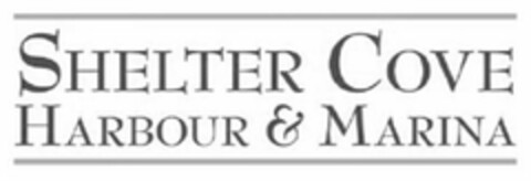 SHELTER COVE HARBOUR & MARINA Logo (USPTO, 30.07.2019)