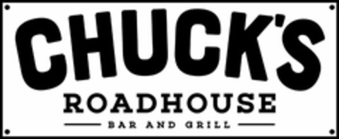 CHUCK'S ROADHOUSE BAR AND GRILL Logo (USPTO, 06.08.2019)