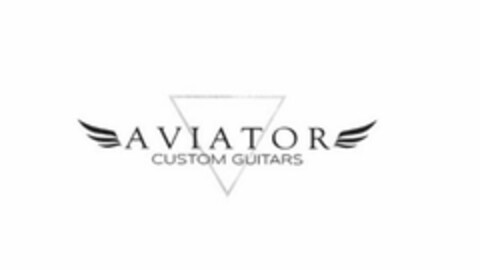 AVIATOR CUSTOM GUITARS Logo (USPTO, 12.08.2019)