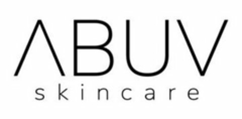 ABUV SKINCARE Logo (USPTO, 08/21/2019)