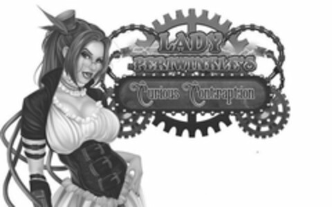 LADY PERIWINKLE'S CURIOUS CONTRAPTION Logo (USPTO, 24.09.2019)