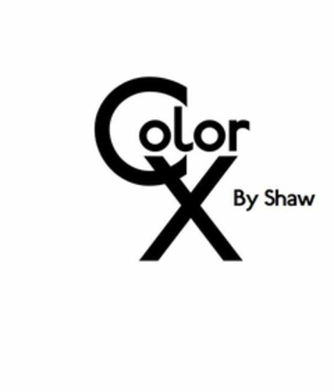 COLOR X BY SHAW Logo (USPTO, 07.11.2019)