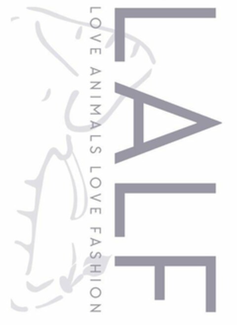 LALF LOVE ANIMALS LOVE FASHION Logo (USPTO, 07.02.2020)