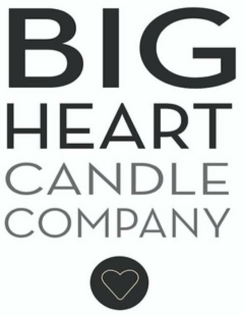 BIG HEART CANDLE COMPANY Logo (USPTO, 14.02.2020)