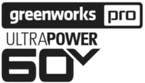 GREENWORKS PRO ULTRAPOWER 60V Logo (USPTO, 08/26/2020)