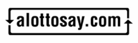 ALOTTOSAY.COM Logo (USPTO, 11.05.2009)