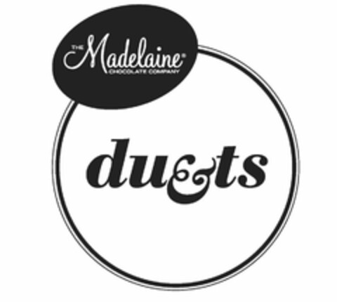 THE MADELAINE CHOCOLATE COMPANY DUETS Logo (USPTO, 15.06.2009)