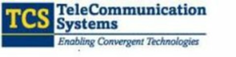 TCS TELECOMMUNICATION SYSTEMS ENABLING CONVERGENT TECHNOLOGIES Logo (USPTO, 12.07.2010)