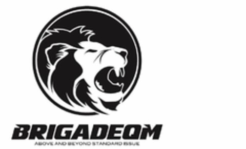 BRIGADEQM ABOVE AND BEYOND STANDARD ISSUE Logo (USPTO, 07.10.2011)