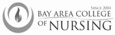 BAY AREA COLLEGE OF NURSING SINCE 2004 Logo (USPTO, 11/10/2011)