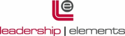 L E LEADERSHIP ELEMENTS Logo (USPTO, 11/21/2011)