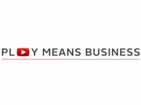 PLAY MEANS BUSINESS Logo (USPTO, 27.06.2012)