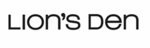 LION'S DEN Logo (USPTO, 24.05.2013)