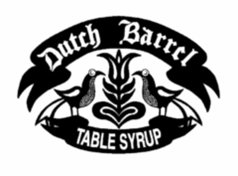 DUTCH BARREL TABLE SYRUP Logo (USPTO, 28.06.2013)