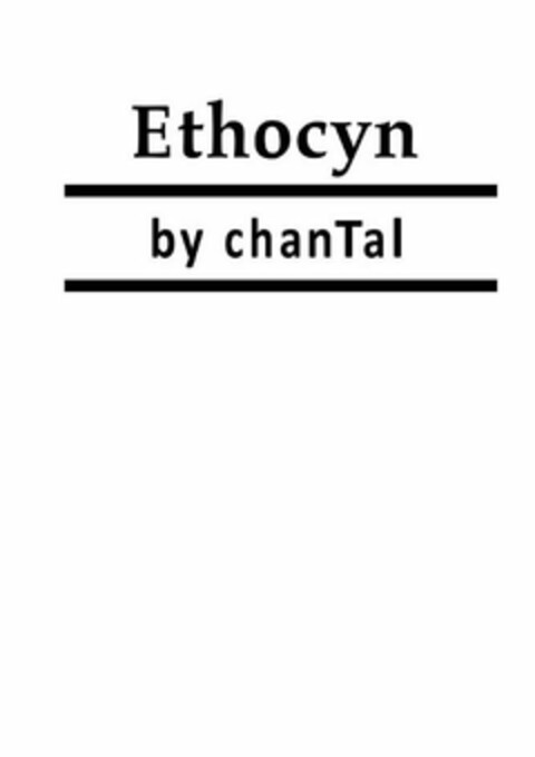 ETHOCYN BY CHANTAL Logo (USPTO, 30.07.2013)