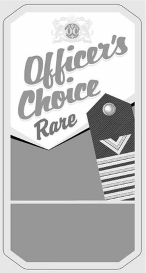 OFFICER'S CHOICE RARE Logo (USPTO, 14.10.2013)