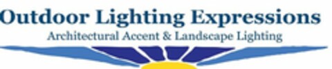 OUTDOOR LIGHTING EXPRESSIONS ARCHITECTURAL ACCENT & LANDSCAPE LIGHTING Logo (USPTO, 01/15/2014)