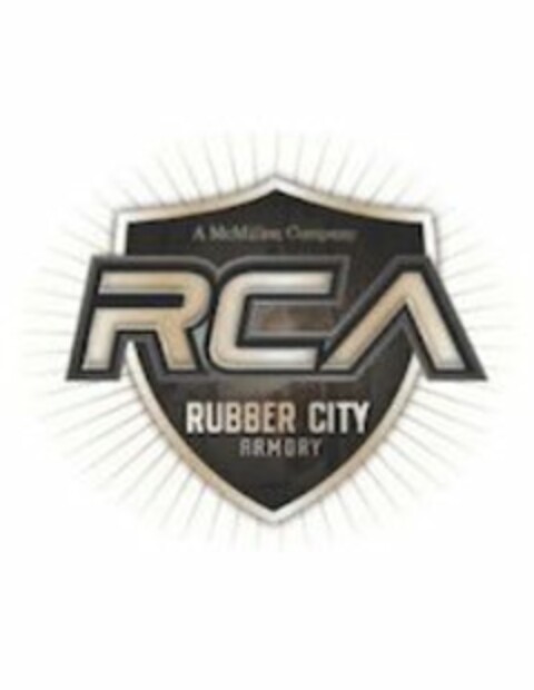 A MCMILLEN COMPANY RCA RUBBER CITY ARMORY Logo (USPTO, 06.03.2014)