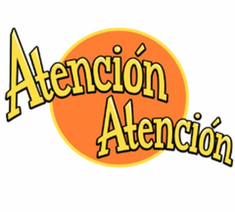 ATENCIÓN ATENCIÓN Logo (USPTO, 01.04.2014)