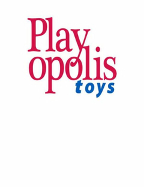 PLAY OPOLIS TOYS Logo (USPTO, 10/27/2014)