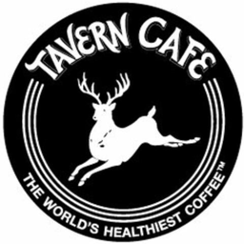 TAVERN CAFE THE WORLD'S HEALTHIEST COFFEE Logo (USPTO, 12.12.2014)