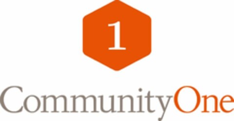 1 COMMUNITYONE Logo (USPTO, 02/25/2015)