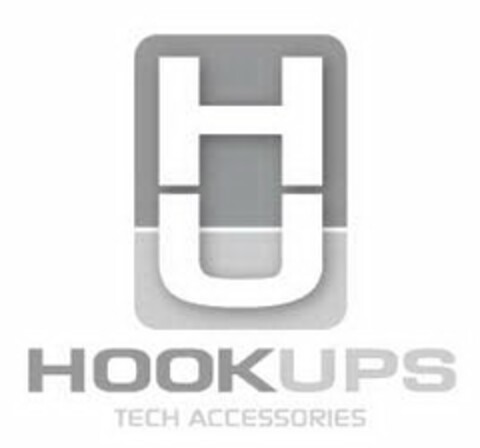 HU HOOKUPS TECH ACCESSORIES Logo (USPTO, 04/10/2015)