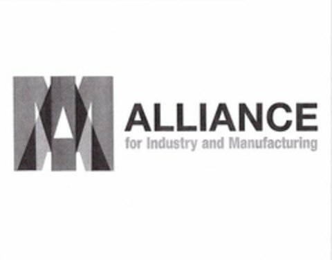 AIM ALLIANCE FOR INDUSTRY AND MANUFACTURING Logo (USPTO, 24.06.2015)