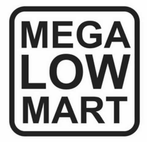 MEGA LOW MART Logo (USPTO, 11/10/2015)