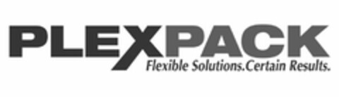 PLEXPACK FLEXIBLE SOLUTIONS. CERTAIN RESULTS. Logo (USPTO, 24.11.2015)