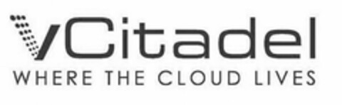 V CITADEL WHERE THE CLOUD LIVES Logo (USPTO, 03/22/2016)