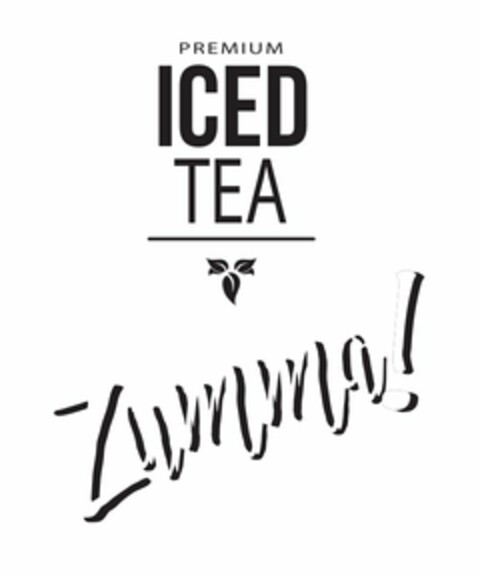 PREMIUM ICED TEA ZUMMA! Logo (USPTO, 01/11/2017)