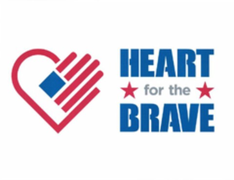 HEART FOR THE BRAVE Logo (USPTO, 02/12/2018)