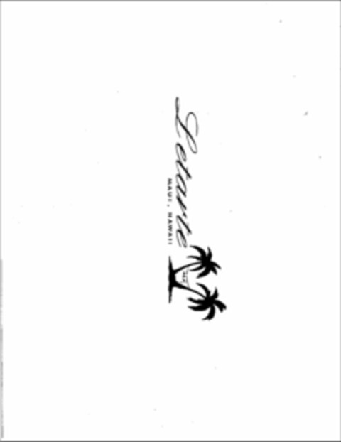 LETARTE MAUI, HAWAII Logo (USPTO, 02/23/2018)