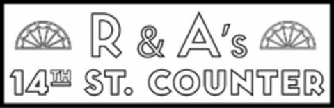 R&A'S 14TH ST. COUNTER Logo (USPTO, 05.06.2018)