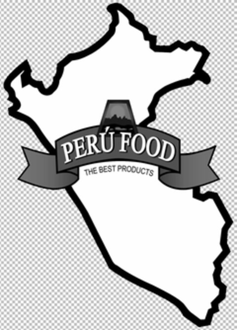 PERU FOOD THE BEST PRODUCTS Logo (USPTO, 07/11/2018)