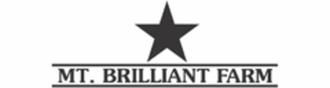 MT. BRILLIANT FARM Logo (USPTO, 19.07.2018)