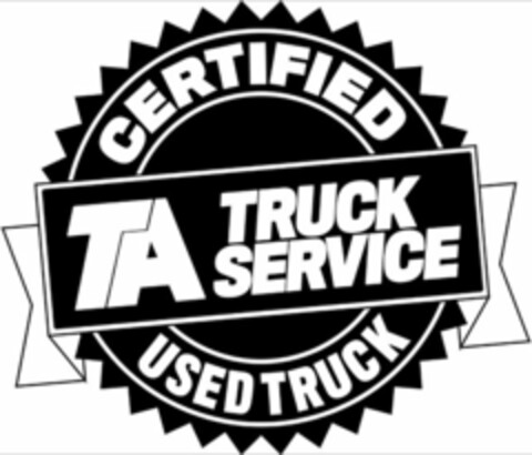 TA TRUCK SERVICE CERTIFIED USED TRUCK Logo (USPTO, 19.07.2018)