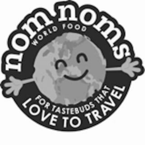 NOM NOMS WORLD FOOD FOR TASTEBUDS THAT LOVE TO TRAVEL Logo (USPTO, 10.12.2018)