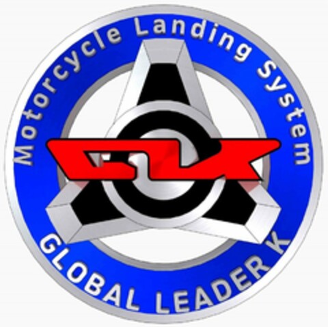 GLK MOTORCYCLE LANDING SYSTEM GLOBAL LEADER K Logo (USPTO, 28.03.2019)